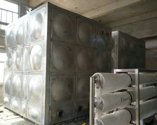 濟(jì)南某工廠66噸消防水箱項目